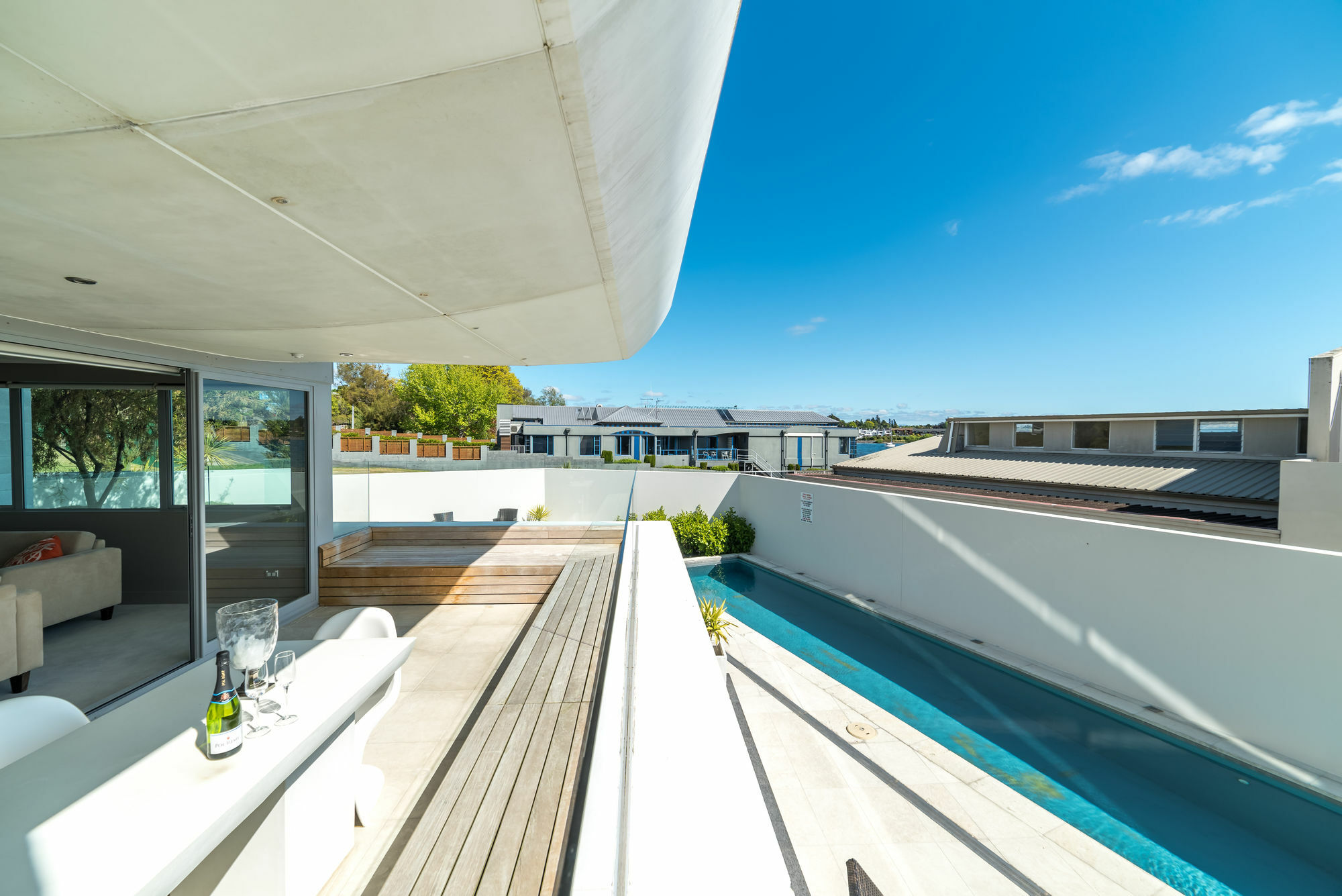 Sacred Waters Taupo Aparthotel Exterior photo The pool at the home of Australian cricket player Glenn McGrath